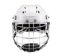 FytStycale Ice Hockey Helmet, Helmet, Sports Helmet, Head Padding, Training Accessory with Adjustable Closure, Suitable for Ice Hockey, Roller Hockey, White, 52cm to 58cm