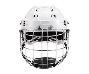 FytStycale Ice Hockey Helmet, Helmet, Sports Helmet, Head Padding, Training Accessory with Adjustable Closure, Suitable for Ice Hockey, Roller Hockey, White, 52cm to 58cm