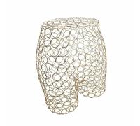 FytStycale Iron Underwear Display Form Welded Wire Lingerie Mannequin Space Saving Store Fixture for Boutique , Hip