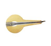 FytStycale Jaw Harp Metal Folk Instrument Mouth Musical Instrument Portable Creative Gift Ethnic Sound Suitable for Beginners Adults Cultural Activities, Gold Circle