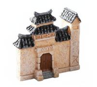 FytStycale Jiangnan Design Building Model Retro Design Ancient Chinese Architecture Model Detailed Craftsmanship Ancient Chinese Architecture Figurine, Stair Gate