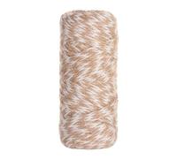 FytStycale Jute for Braided Rope Packing String Crafts Garden Rope Kitchen String Handmade DIY Artworks Suitable for Kitchen Home Gift Wrapping, 7mm Jute Cotton