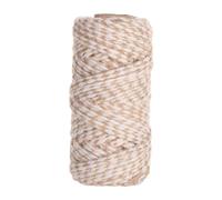FytStycale Jute for Braided Rope Packing String Crafts Garden Rope Kitchen String Handmade DIY Artworks Suitable for Kitchen Home Gift Wrapping, 6mm Jute Cotton