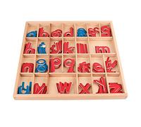 FytStycale Language Learning Toy, Movable Wooden Alphabet, Learning Material, Letter Box, Trains Hand Muscles And Understanding for Children