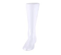 FytStycale Mannequin Foot Male Sock Stand Jewelry Display Mannequin Shoe Showing PE Suitable for Accessory Photography Shoe Shops Personal Collecting, White, 31cm