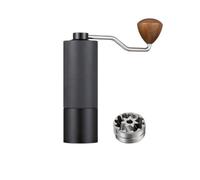 FytStycale Manual Coffee Grinder Hand Crank Coffee Mill Burr Coffee Maker Bean Grinder with Portable Lightweight Build and, Array, Black, 7-Star Burr