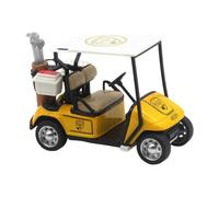 FytStycale Mini Statue Miniature Model Pullback Vehicle with Realistic Elements Such As Steering Wheel And Club Suitable for Kids Boys Home Decoration, Yellow