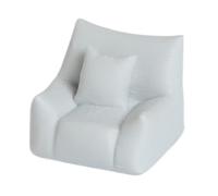 FytStycale Miniature Doll Sofa Dollhouse Armchair Tiny Sofa Model Scale Furniture Accessory With Built In Pillow For Creative Play Collecting Dioramas Suitable for Dollhouse Scenes Gift Giving, Gray