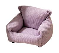 FytStycale Miniature Sofa for Dollhouse, 1:12 Scale, High Performance And Great Resistance, Purple