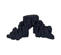 FytStycale Miniature Terrain Rock Scenery Accessory Simulation Mountain Desktop Ornament Role for DIY Craft Adults, Black