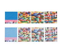FytStycale Multifunction Color Number Label Stickers Easy to Use Craft DMC Floss Number