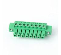 FytStycale Pcb Terminal Block Connector Pluggable Terminal Strip Screw Terminal Housing With Straight Or Right Angle Pins And Mounting Ears Suitable for, 8P, Single Plug