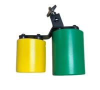 FytStycale Percussion Cowbell Drum Percussion Instrument Part Versatile Tone Zinc Alloy Structure Clear Notes Suitable for Student Practice School Music, Green Yellow