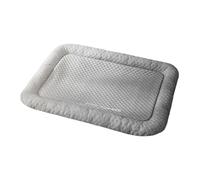 FytStycale Pet Mat with Four-Layer Cool Material Portable Ice Yarn Blanket for Cats, Gradient Black