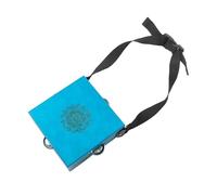 FytStycale Portable Cajon Drum Wooden Hand Drum Percussion Instrument Tambourine Shaker Innovative Rotatable Design Handmade Wood Suitable for Beginners Music Le, Square Blue