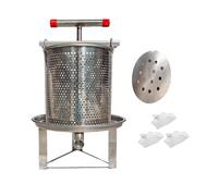 FytStycale Portable Fruit Wine Press with T Handle for Homemade Oil and Juice, 3 filtration bags