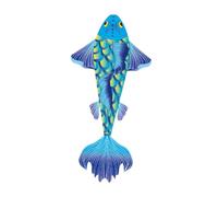 FytStycale Portable Huge Outdoor Flyer Sturdy Non Woven Cloth Beginner Professional Easy Assembly Suitable for Park Giving Beach Trip, 1.44 M Blue