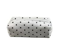 FytStycale Portable Polka-Dot Pencil Case | Compact square shape, Cute, Pencil Case with Carryable Soft Body, for Office, Artists