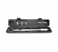 FytStycale Pre-Set Tightening Force Wrench Knurled Grip Ratcheting Tightening Force Wrench Accurate Calibration Hand Tool, 1/2 Inch Square Drive 28-210 Nm Torque Wrench 5-Piece Tire Wrench Set