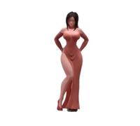 FytStycale Resin Figurine Realistic Miniature People Figurines Realism 1:64 Figure Model for Collectors