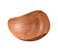 FytStycale Serving Bowl, Dried Fruit Dish, Simple Decoration, Creative Appetizer Plate, Serving Tray for Fruit, Cakes, Sandwiches, Table, Light Brown