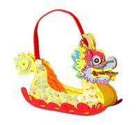 FytStycale Sewing Kit for Dragon Boat Festival Art Projects Non Woven for Beginners, Yellow