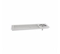 FytStycale Sink Glass Cleaner with Driping Tray Water Saving High Pressure Cup Rinser Smudge Resistant Stainless Steel Cup Washer Sink for Bartenders, Baristas, 6320