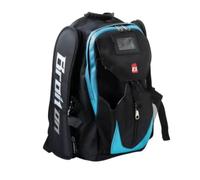 FytStycale Skating Equipment Carrier with Accessory Pockets Guarding Skate Backpack Breathable for Commute, Array, Blue, Large