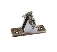 FytStycale Stainless Steel Bimini Top Deck Hinge Screw Mount Triangular Support Bracket Bimini Top Deck Hinge, Pin Straight Mount