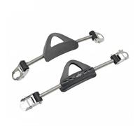FytStycale Stainless Strap Diving Fin Spring Strap Quick Release for Technical Divers , Black , 31.5