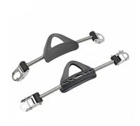 FytStycale Stainless Strap Diving Fin Spring Strap Quick Release for Technical Divers , Black , 35.5