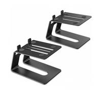 FytStycale Stand Speaker Stand C Shaped Desktop Speaker Riser Studio Speaker Holder Metal Structure With Non Slip Pads And Stability Suitable for home office studio audio mastering