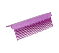 FytStycale Straight Combs Mini Hair Curler Comb Styling Accessories Nylon Portable Spare Attachment Suitable for Women, Purple