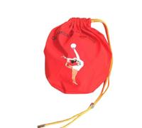 FytStycale Stuff Sack Round Drawstring Bag Portable Gymnastics Ball Bag for Gymnasts, Moisture-Proof Orange, Array, Orange