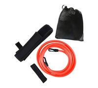 FytStycale Swim Resistance Belt Swimming Belt Aquatic Resistance Band Swim Tether Strength Adjustable Waist Belt TPE Material Suitable for, Red