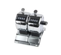 FytStycale Tally Counter Manual Stainless Steel Counter Handheld Mechanical Number Counter Resettable Suitable for Ticket Sales, 2 Unit