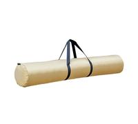 FytStycale Tent Pole Container Trekking Hiking Poles Carrying Bag Foldable Oxford Canopy Rod Storage Duffle Bag with Zipper Suitable for Camping Climbing Backpac, 19cm Khaki
