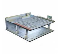 FytStycale Underground Garage Diorama Realistic Look Parking Model Crossing Model Car Display Scene, Underground Parking Garage Scene 05