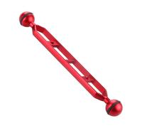 FytStycale Underwater Aluminum Alloy Extension Arm Connector, Heavy-duty And Lightweight 9-inch Metal Diving Tray for Lighting, Red