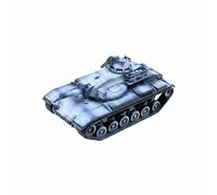 FytStycale Vehicle M60A2 Starship Tank Model Miniature Tank Figure Armored Vehicle Display Desk Collectible ready to show suitable for office desks shelf display, White