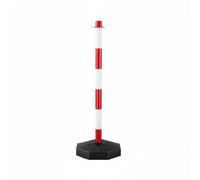 FytStycale Warning Pole Movable Water Filled Bollard Easy Assembly Parking Barrier Post for Construction Site