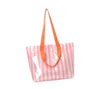 FytStycale Waterproof Tote Bag Large Capacity Shoulder Bag Casual Weekend Bag Hobo Purse Polyester Material Suitable for Work Shopping Travel Picnic Vacation Gym, Beige Pink