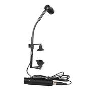 FytStycale Wired Professional Instrument Condenser 48V Power Metal Flexible Long Cable Portable Mic Suitable for Live, for violins
