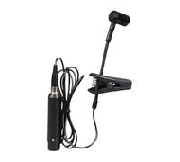 FytStycale Wired Professional Instrument Condenser 48V Power Metal Flexible Long Cable Portable Mic Suitable for Live, for Saxophone