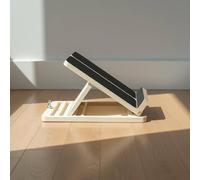 FytStycale Wooden Slant Board Portable Design Wooden Incline Board Non-Slip Surface Calf Stretcher for Therapeutic Patients, Beginners, Stretching