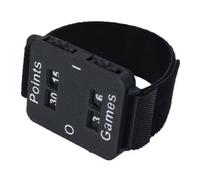 FytStycale Wrist Score Counter Lightweight Design Tennis Score Keeper Wristband Hands Scoring Manual Game Counter for Athletes, Black