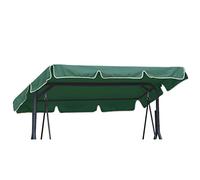 FYTY Replacement Canopy for Swing,Outdoor Swing Canopy Replacement Porch Top Cover 2-3 Seater Waterproof Top Cover for Patio Swing Garden Swing Outdoor,Green,164x114x15cm