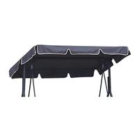 FYTY Replacement Canopy for Swing,Outdoor Swing Canopy Replacement Porch Top Cover 2-3 Seater Waterproof Top Cover for Patio Swing Garden Swing Outdoor,Navy,195x125x15cm