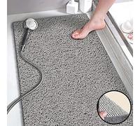 FYUN Non-Slip Loofah Mat Shower Mats without Suction Cups,40x80cm,Extra Large Bathtub Rug Safety Bath Mats for Kids Older Pets,Quick Drying Comfort Bathroom Mat