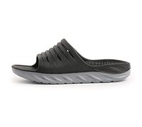 FYUTUR Mens Athletic Comfortable Slides Thick Cushion Recovery Sandals with Lightweight Sport Sliders for Indoor Outdoor, Post Exercise Foot Pain Relief,40,Black